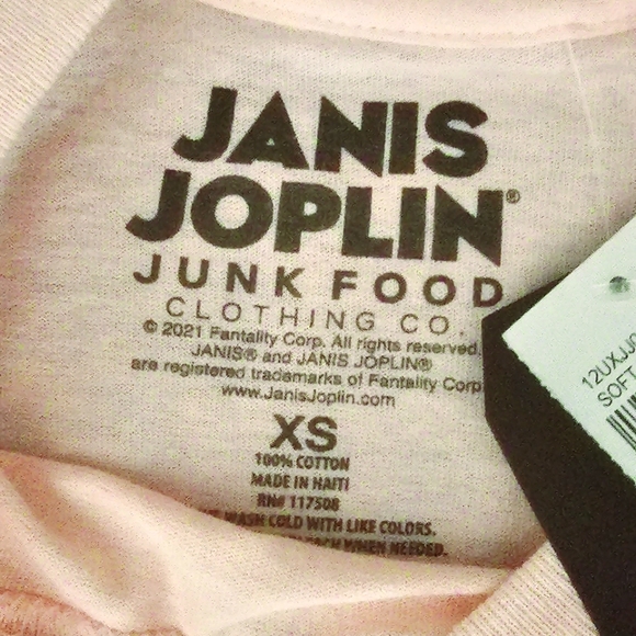 Janis Joplin Junk Food Tee XS NWT - Picture 4 of 10